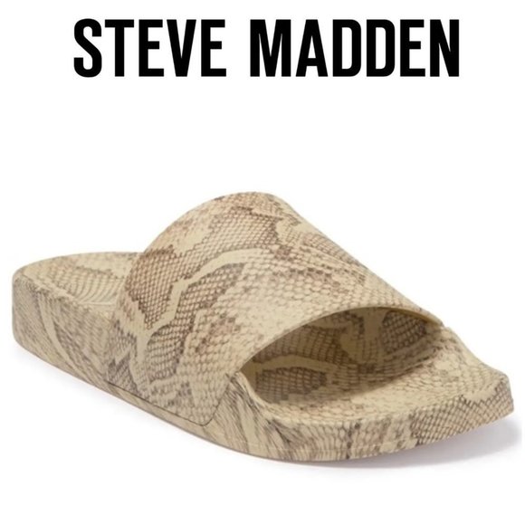 Steve Madden Shoes - NEW Steve Madden Sofi Slide Sandal in Snakeskin 7.5 and 8